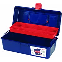 Los mejores  - Tayg Caja de herramientas plástico n. 21- Azul- 310 X 160 X 130 mm